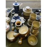 Cinque Ports pottery coffeeware and Iden pottery teaset, etc.