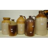 A Swan Brewery Oxford flagon, and 4 others, (5).