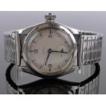 A gent's Vintage Rolex Oyster Marconi wristwatch, stainless steel case, case no.