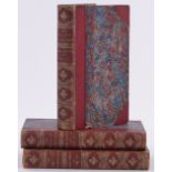 Adam Smith - The Wealth of Nations, published 1828, 3 volumes half leather bound.