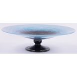 La Verre Francais Studio glass tazza, etched Schneider signature, diameter 32cm.