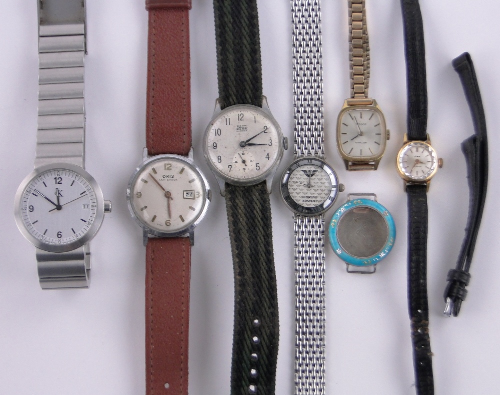 A group of gents wristwatches.