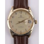 A gent's Rolex Tudor Prince Oysterdate wristwatch, circa 1966, gold plated case, case no.