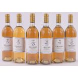 Chateau Rieussec "R" Rieussec Blanc Sec, 2 bottles 75cl, of vintage 1985 Bordeaux Wine.