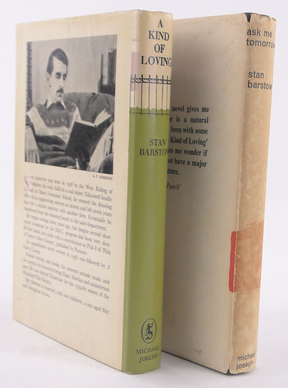 Stan Barstow - A Kind of Loving and Ask Me Tomorrow, First Editions published 1960 and 1962, - Image 3 of 3