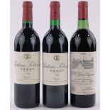 Chateau Yon Figeac, St Emilion, Vintage 1969, 1 bottle 75cl, 2 bottles of Chateau Potensac, Nedoc,