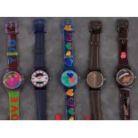 A set of 5 Royal Academy of Arts Special Edition quartz wristwatches by Tikkers,