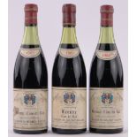 Maison M.Doudet-Naudin, Beaune, Clois de Roi, Vintage 1969, 3 bottles of wine 75cl.