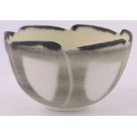 David Hewitt, hand made porcelain bowl, diameter 8cm, height 10cm.