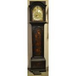 Mid 18th century 8-day long case clock, Richard Crewdson, London,