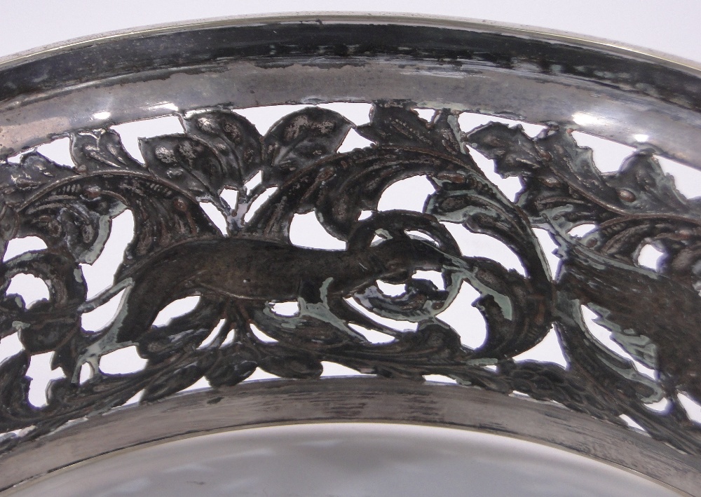 A 19th century Sheffield plate dish ring, - Image 3 of 3