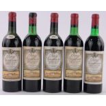 5 Bottles of Chateau Rausan-Gassies, Margaux - 2 x 1962 Vintage 75cl, 2 x 1966 Vintage 73cl,