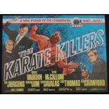 The Karate Killers (MGM 1967), Man From UNCLE series, Quad Film Poster,