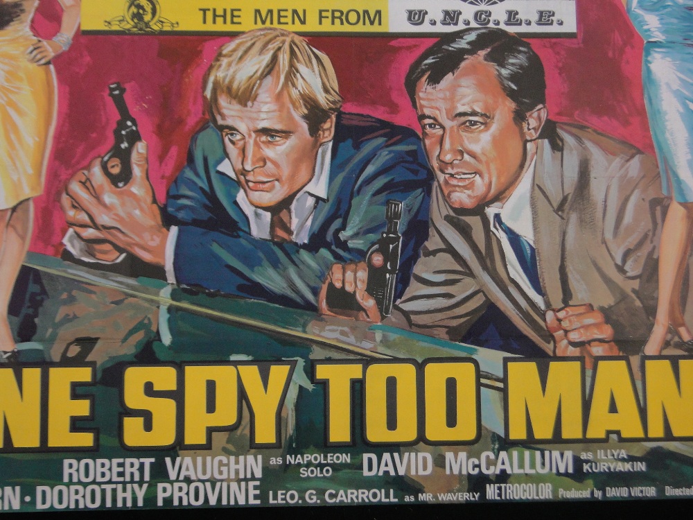 One Spy Too Many (MGM 1966), Man From UNCLE series, Quad Film Poster, - Image 2 of 2