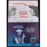 Two Jack Nicholson Quad Film Posters, 30 x 40" - The Last Detail (Columbia 1973) (NM),