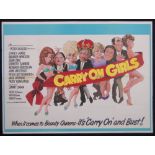 Carry on Girls (Peter Rogers 1973), Quad Film Poster, 30 x 40",