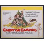 Carry on Camping (Peter Rogers 1969), Quad Film Poster, 30 x 40",