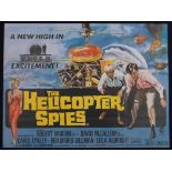 The Helicopter Spies (MGM 1968), Man From UNCLE series, Quad Film Poster,