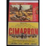 Cimarron (MGM 1960), Quad Film Poster, 30 x 40" (Fine), Law Man (UA 1971) Quad (Fine),