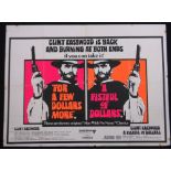 For a Few Dollars More / A Fistful of Dollars - Clint Eastwood (UA 1970's re-release),