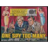 One Spy Too Many (MGM 1966), Man From UNCLE series, Quad Film Poster,