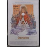 Labyrinth (Paramount - 1986), starring David Bowie, US One Sheet Film Poster, 27 x 40",