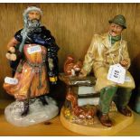 2 Royal Doulton figures - "Lunchtime" and "Good King Wenceslas.