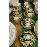 6 Royal Albert "Provincial Flowers" cups and saucers.