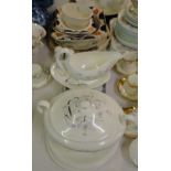 Wedgwood dinnerware, a fruit set, jelly mould, etc.