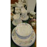 Royal Doulton "Windermere" teaset and matching dinnerware.