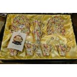 James Kent Chintz Anniversary Edition teaset in presentation case.