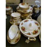 Royal Albert "Old Country Roses" dinner service.