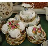 Royal Albert "Old Country Roses" and other Royal Albert teaware.