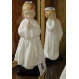 2 Royal Doulton figures - Bedtime and Darling.