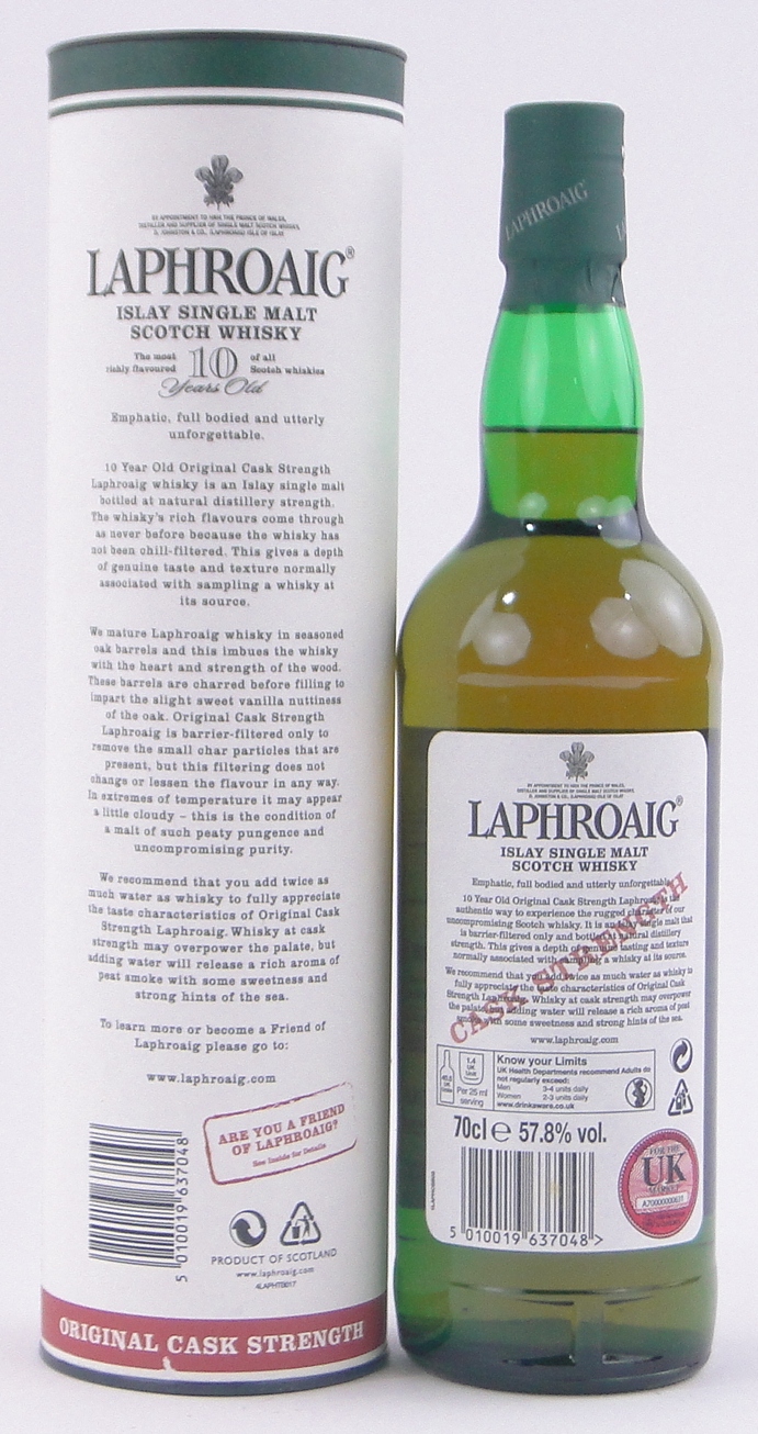 Laphroaig Islay Single Malt Scotch Whisky, 10 year old, bottled 2009, 70cl. bottle. - Image 2 of 3