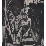 John Nash, wood engraving, In Haywodum, 1925, from an edition of 625 copies, image 4.5" x 3.