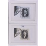 Eliza Benge, 2 photographic compositions, Shah, framed, (2).