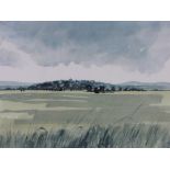 Robert Tavener (1920-2004), watercolour, view towards Rye, signed, 14.5" x 20", framed.