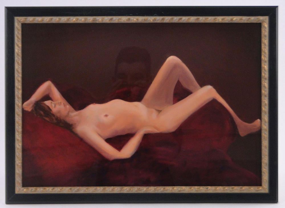 Mark Barnden, 8 oils on canvas and board, nudes and portraits, largest 24" x 14", framed, (8). - Image 7 of 8