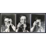 Adrian Flowers (1926-2016), 3 portraits of Peter Sellers for Olympus Cameras, image 19.5" x 15.