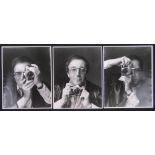 Adrian Flowers (1926-2016), 3 portraits of Peter Sellers for Olympus Cameras, image 19.5" x 15.