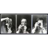Adrian Flowers (1926-2016), 3 portraits of Peter Sellers for Olympus Cameras, image 19.5" x 15.