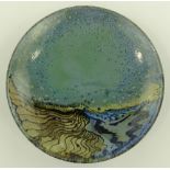 A Studio Pottery dish by Rachael Bucknill, diameter 28cm.