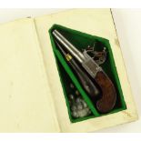 A 19th century flintlock overcoat pistol, by G Goodwin & Co.