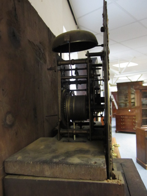 George III oak eight day longcase clock by John Rayment, Huntingdon, - Image 10 of 12