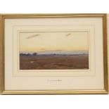 Robert George Talbot Kelly (1861-1934), Evening on the marsh, watercolour, signed,