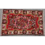 Persian Bakhtiari woollen rug,