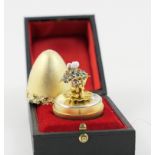 Stuart Devlin royal commemorative surprise silver gilt egg,