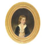 Follower of Sir Joshua Reynolds (1723-92), Portrait of Charles Gordon Snr as a boy, half length,