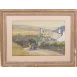 George Cockram (1861-1950), The vale of Conwy looking south, watercolour, signed and dated 1885,